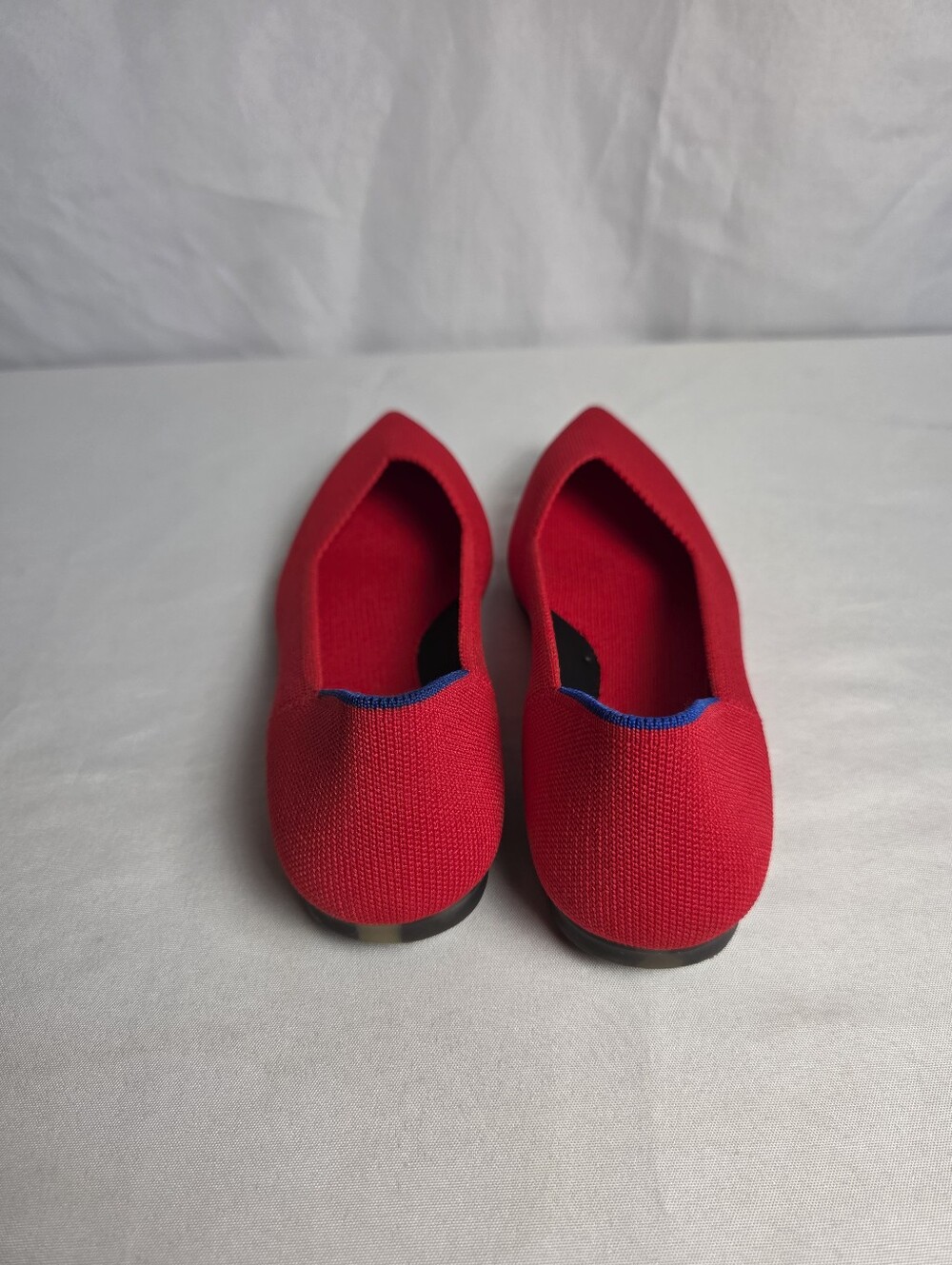 Rothy's The Point Red Flats Women's Size 8 - Picture 4 of 7